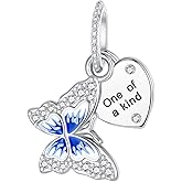 BIZK 925 Sterling Silver Charm Fits Bracelets and Necklaces Charms for Women Fashion Jewelry for Women, Lover, Mother and Friend