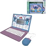 Lexibook Disney Stitch Educational Laptop English French 124 Activities