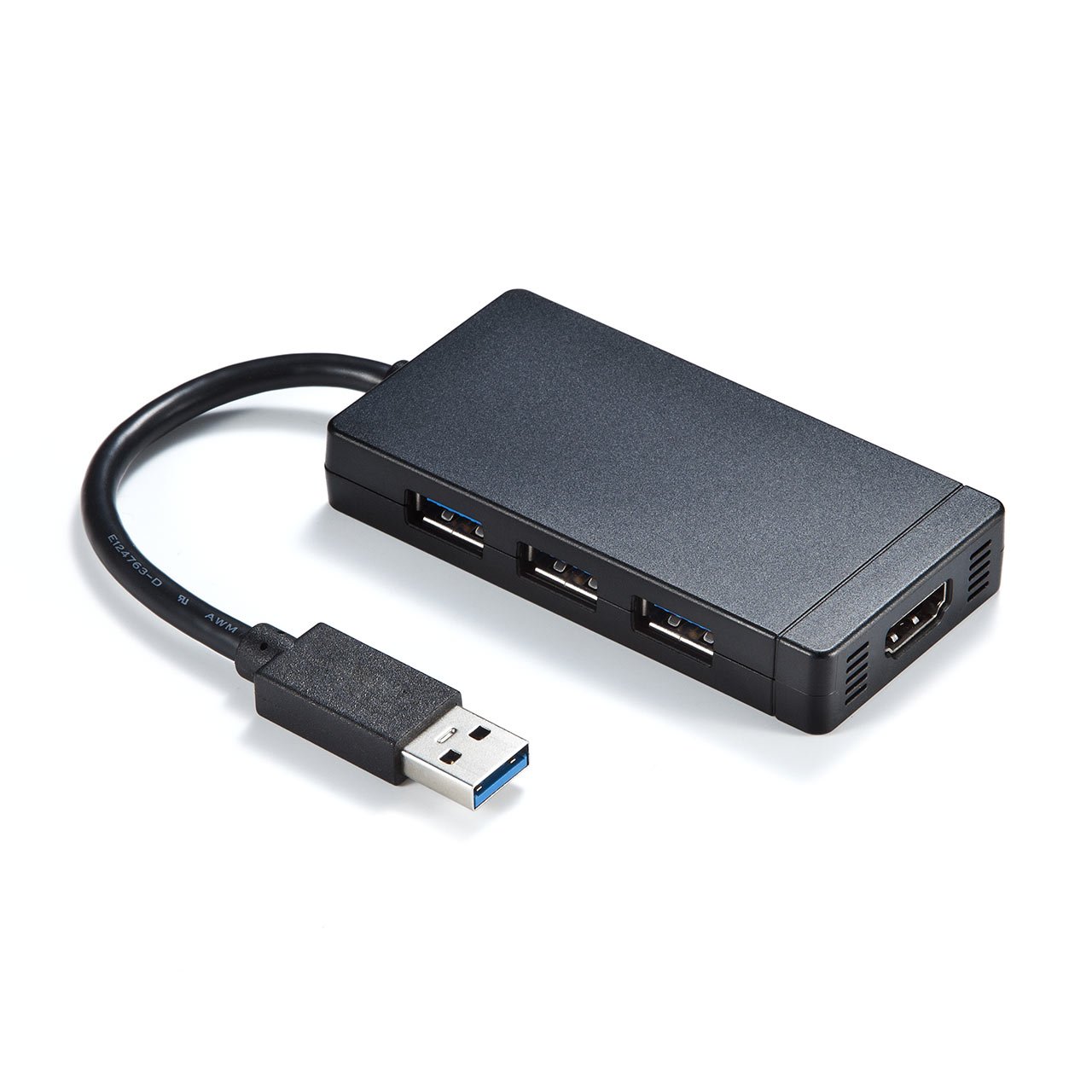サンワサプライ USB3.0 HDMI 変換アダプタ 3ポートの商品画像