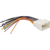 RED WOLF Car Radio Wiring Harness Connector for Ford 1999-2004 F150 / F250 2001-2003 Mustang, 1998-2002 Mercury Grand Marquis Wire Cable Plug Install Aftermarket CD Player Receiver
