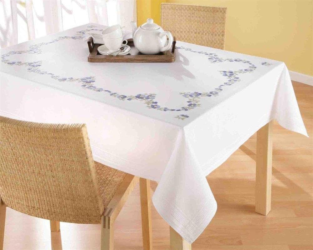 Decoline printed jessecmault tablecloth kit  forget me nots amazonco