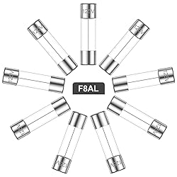 Eoppen 5x20 mm F8AL125V Fast Blow Glass Fuses 8 A