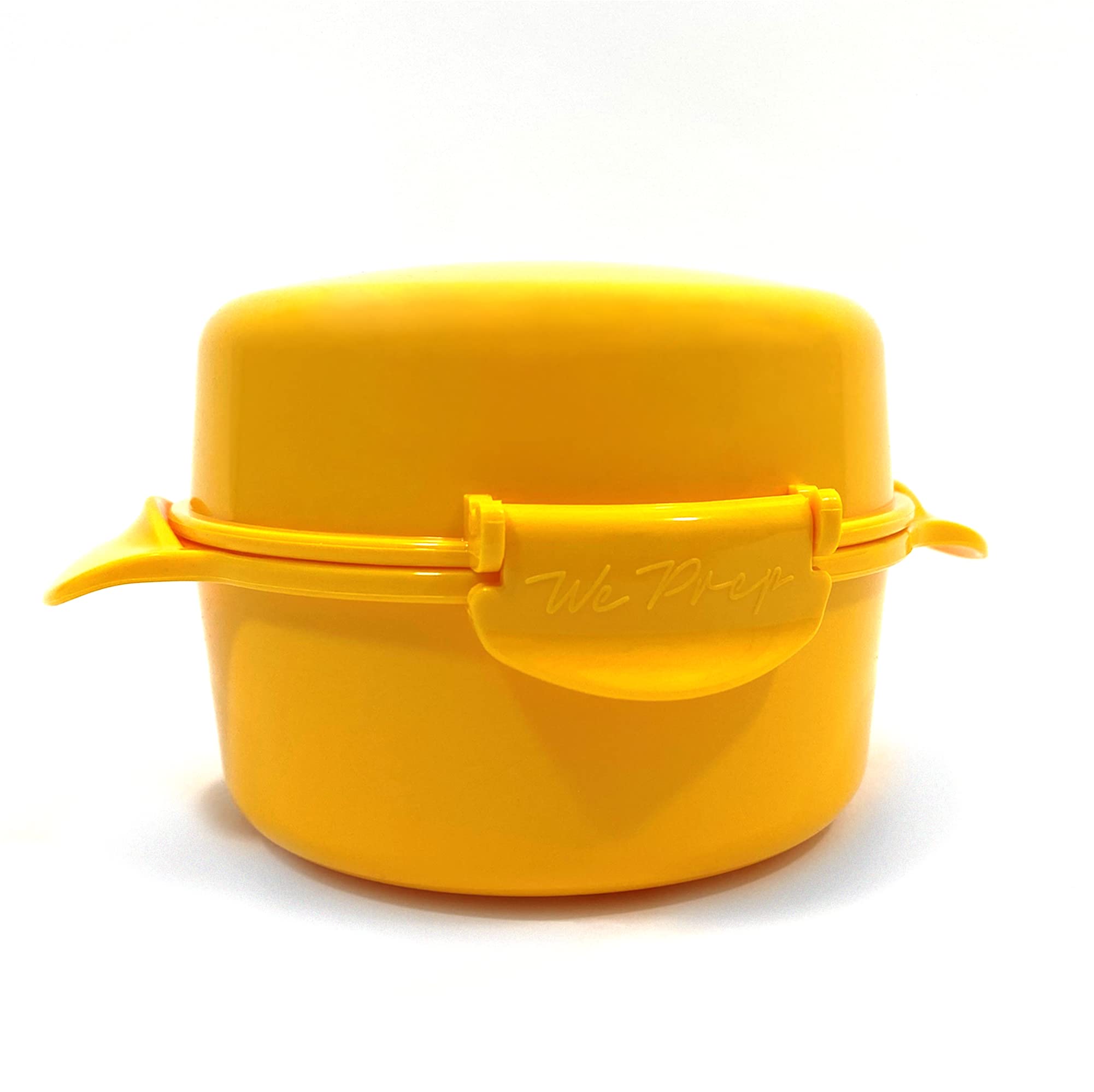 WePrep Microwave Egg Cooker - Perfectly cooked Eggs in seconds. Great for Scrambled eggs, omelettes and many more | Made In The UK | MicroPot – Yellow
