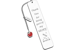 NUBARKO Teacher Appreciation Gifts for Women Men Teacher Appreciation Gifts Bulk Teacher Gifts Ideas Thank You Bookmark 2024 Gifts for Teacher Women Men Retirement Graduation GBirthday Teachers Day Gifts