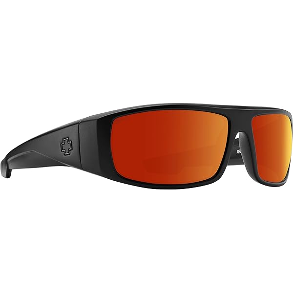 Amazon.com: SPY Rectangular Boo Johnson Logan Matte Blk Orange