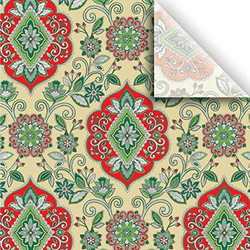 Tapestry Gold - Print Tissue - 48 Sheets - 15 Inch x 20 Inch - for Gift Bag, Gift Wrap, Party Decoration, Special Occasion | Colors of Rainbow