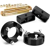 KSP Tacoma Leveling Kit 3" Front + 2" Rear Off-Road Suspension Upgrade | Full Lift Kit for 2005-2023 Toyota Tacoma, Includes 3" Front Strut Spacers, 2" Rear Lift Blocks &amp; Extended U-Bolts, 6Lug Only