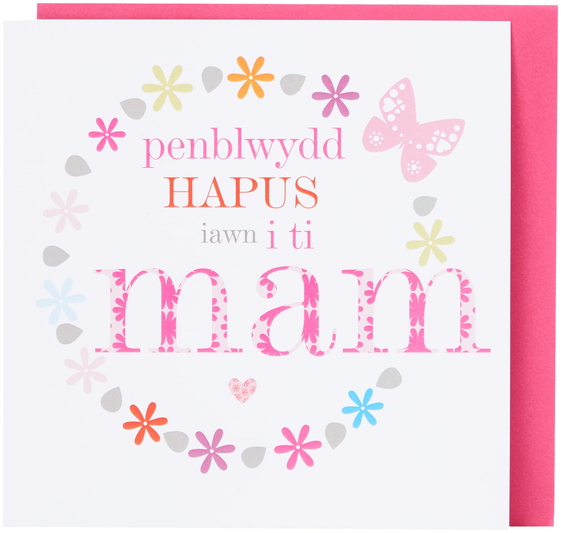 Claire Giles Sherbet Sundaes Welsh Penblwydd Hapus Mam/Mum Birthday Card