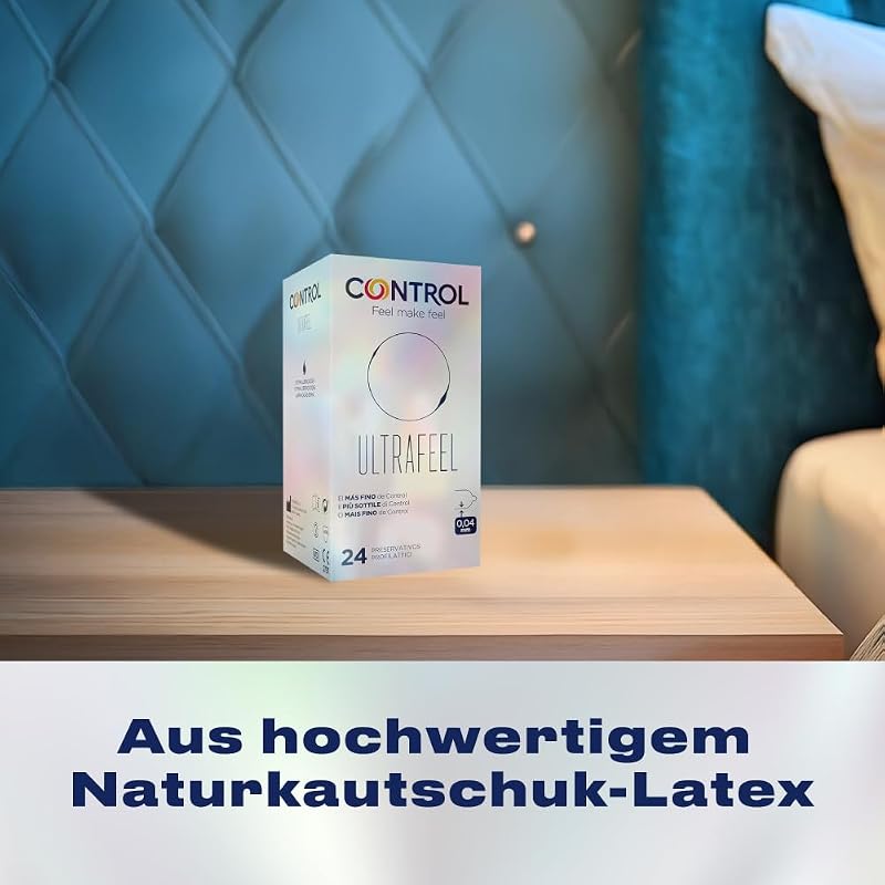 Finissimo Ultrafeel Extradünne Kondome 0,04 mm aus Naturlatex – 24 Stück