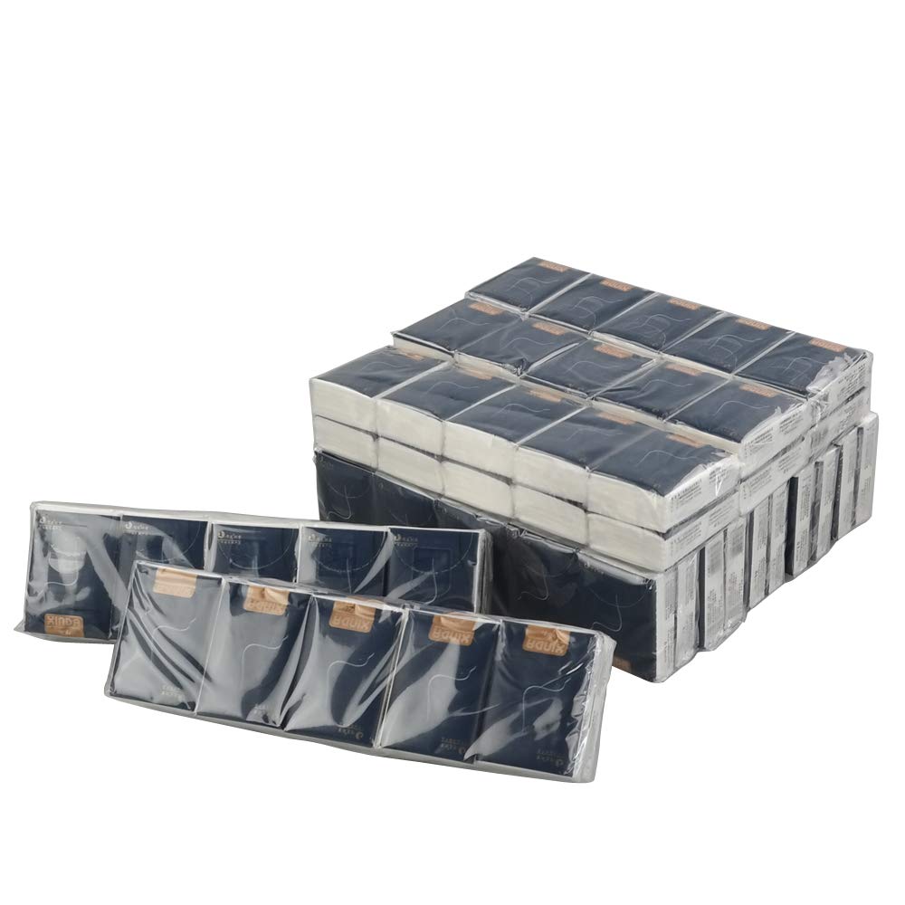 Ordate 4-Ply Portable Facial Pocket Paper Tissues, 100 Pack