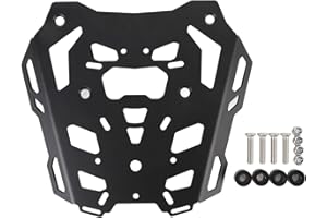 Motorcycle Rear Luggage Rack, 3MM Aluminum Tail Rack Rear Carrier Cargo Mount, Enhanced Carrying Capacity, Rear Tail Storage 