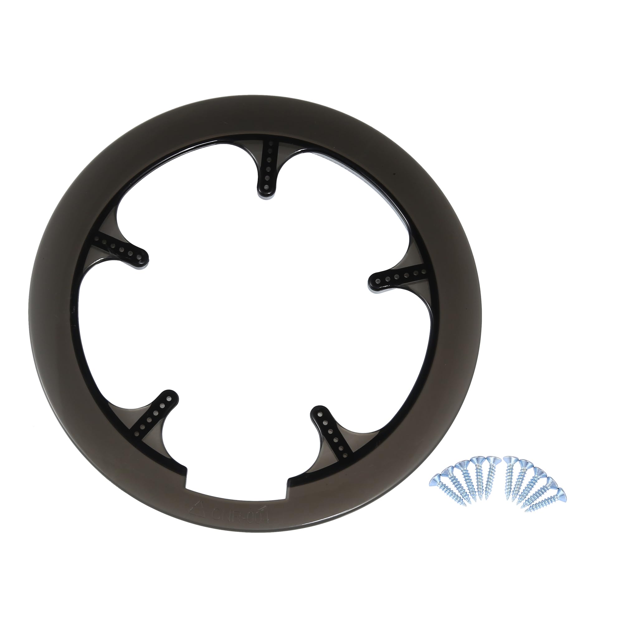 X AUTOHAUX 52 53 56 Teeth Bicycle Bike Crankset Chain Wheel Cover Black Clear