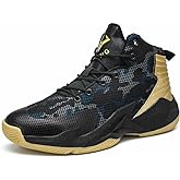 CJSPORX Men Women Basketball Shoes Breathable Non Slip Outdoor Fashion Sneakers