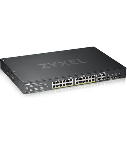 Amazon.com: Zyxel 24-Port Gigabit Ethernet Switch | Smart-Managed