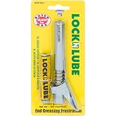 LockNLube Grease Gun Coupler XL - Universal Fit - Extra Reach for Recessed Grease Fittings