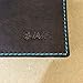 Leather Journal Cover for Moleskine Classic Journal Handcrafted from Full-Grain Horween Leather of Chestnut Color with Brown Stitching Personalized with Initials