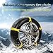 Mannice Men's Slip SUV Adjustable Universal Emergency Thickening Anti Skid Tire, Winter Driving Security, Traction Mud Snow Chains,Fit for Most Car/Truck,10 Pcs (, One Size)