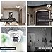 ZOSI Security Camera System 8CH 1080N/720P 4-IN-1 HD-TVI DVR Recorder with (4) 1.0MP 1280TVL Weatherproof Indoor/Outdoor Surveillance Dome Cameras, 1TB Hard Drive, Motion Alert& Remote Access (White)