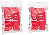 Price's Candles 100 Pack 8 Hour Tealights Long Burning Night Lights view 1