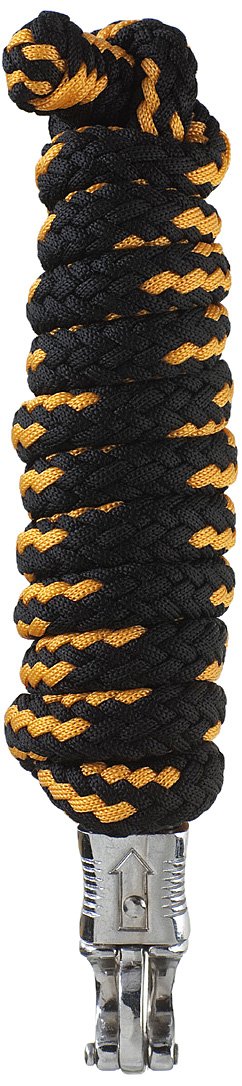 USG Lead Rope with Panic Hook, 2 meter, Black/ Orange