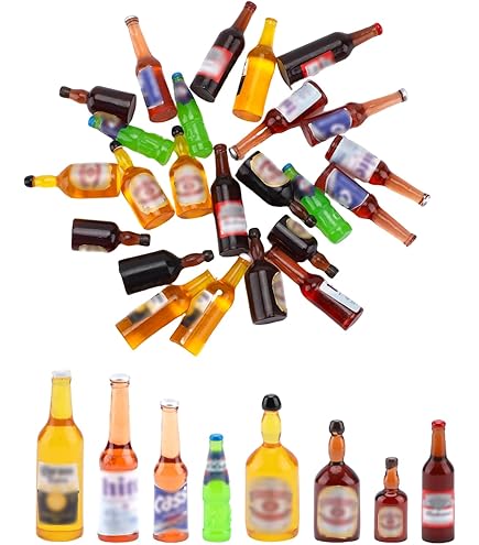 Vasos De Cerveza Miniatura Escala 1/12 – 2 Unidades Para Casa De Muñecas