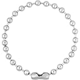 Sacina Y2k Aesthetic Emo Beaded Ball Chain Necklace, Gothic Punk Grunge Necklace, Christmas Jewelry Gift