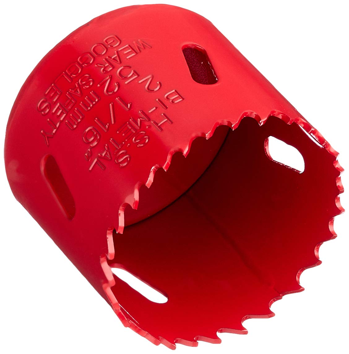Ruko HSS Bi-Metal Hole Saw with Varied Toothing, Red Finish, 52.0 mm Diameter, R106052