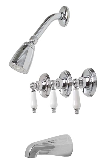 Premier 204345 Ashbury Three-Handle Tub & Shower Faucet, Chrome ... Premier 204345 Ashbury Three-Handle Tub & Shower Faucet, Chrome Premier 204345 Ashbury Three-Handle Tub & Shower Faucet, Chrome ... Premier 204345 Ashbury Three-Handle Tub & Shower Faucet, Chrome