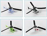 TOYANDONA Pull String Helicopter Toy Kids Educational Flying Copter DIY view 7