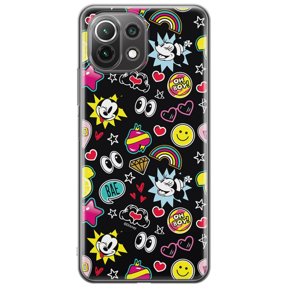 ERT GROUP mobile phone case for Xiaomi 11 Lite 4G/5G original and officially Licensed Disney pattern Mickey & Minnie 013, case made of TPU