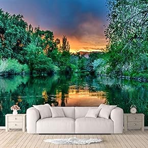 Wall Murals for Bedroom Beautiful Nature Norway Natural Landscape Large Removable Wallpaper Peel and Stick Wall Stickers - 66x96 inches