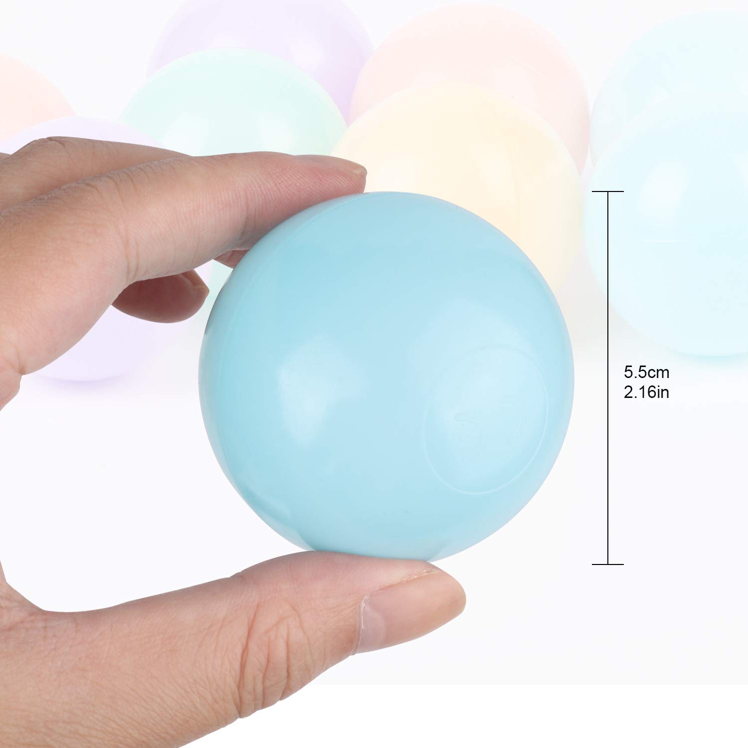 TRENDBOX Ocean Ball (Ship from USA) for Babies Kids Children Soft Plastic Birthday Parties Events Playground Games Pool