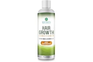 BEST EARTH NATURALS Hair Growth Conditioner For Support of Healthy Hair Growth, Hair loss, Slow Growing and Thinning Hair for Men and Women 8 Ounces