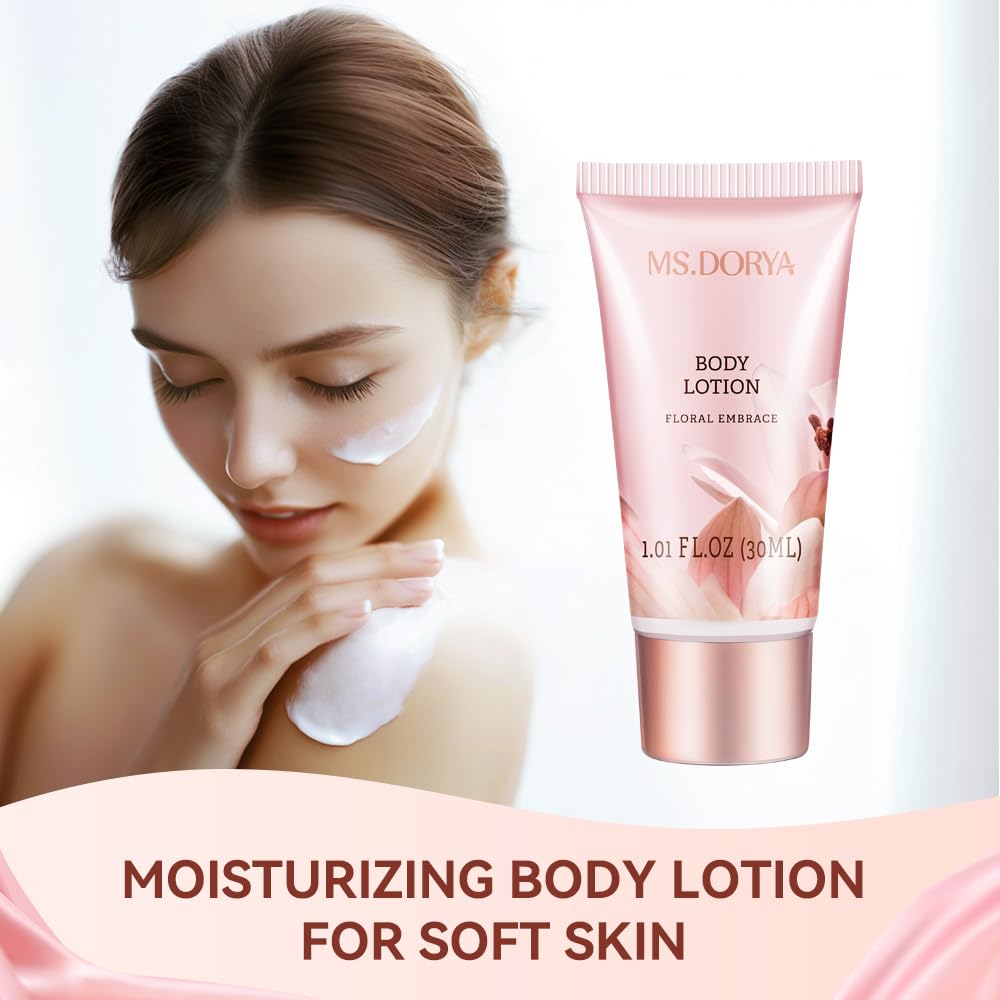 Birthday Gifts for Women Mom, Spa Gift Baskets for Her Wife,- 5 Pcs Relaxing Self Care Gifts Set with Body Lotion & Plush Earmuffs, Ideal Mothers Day Christmas Gifts for Women, Wife, Mom, Girlfriend