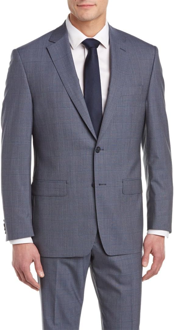 Austin Reed Men's Heathrow Classic Fit 2 Button Side Vent Notch Lapel Trouser