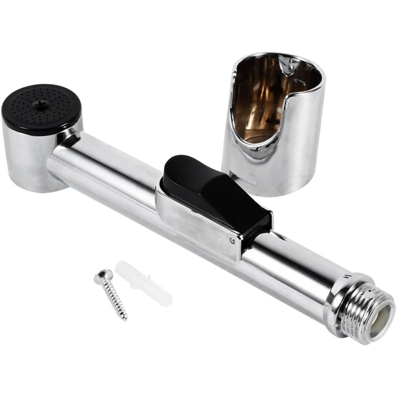 Toilet Bidet Sprayer Bathroom Handheld Shattaf Toilet Bidet Shower Head with Personal Hygiene Bracket Holder and Toilet Pan Sprayer