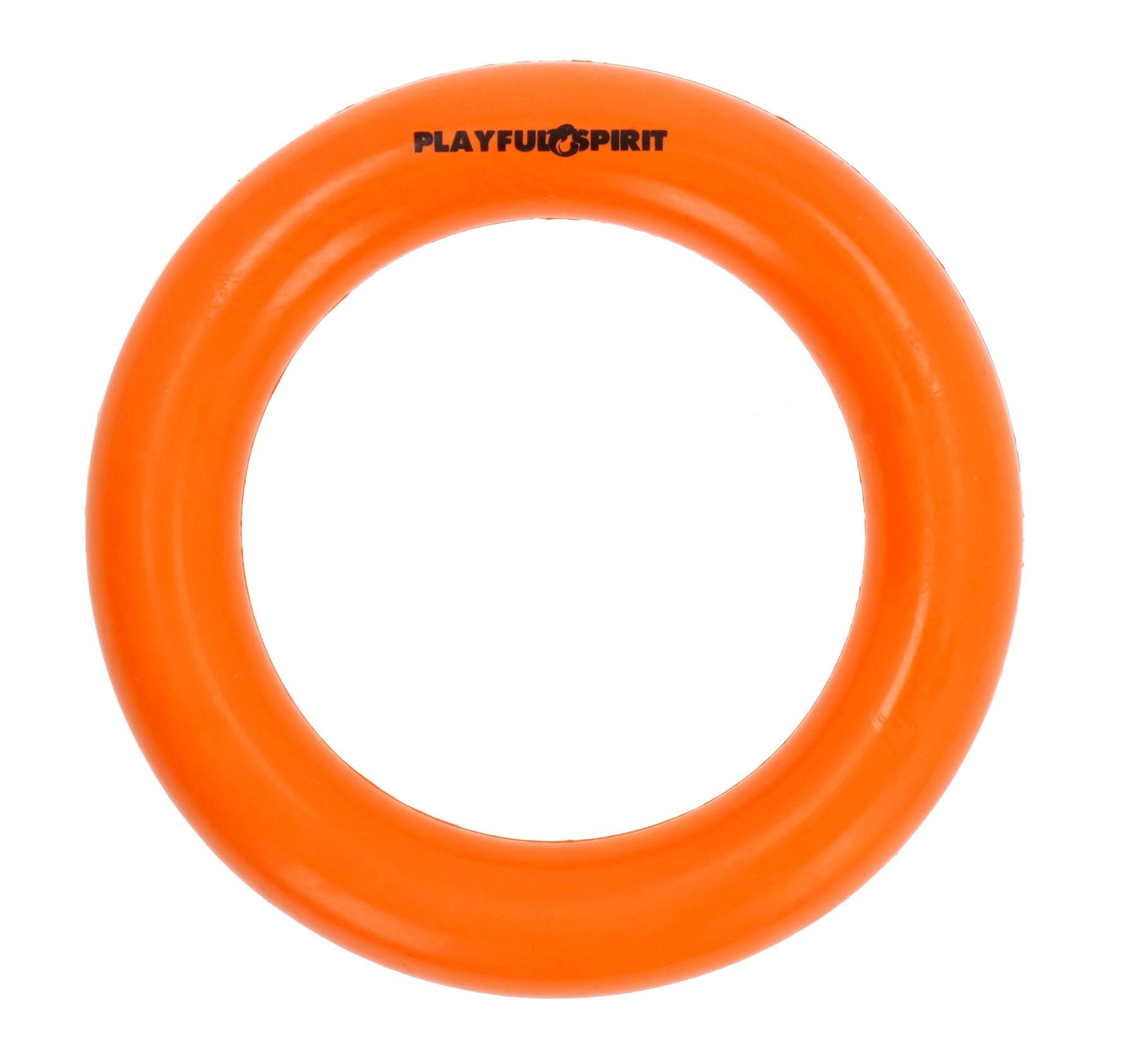 PlayfulSpirit Durable Rubber Ring Dog Toy, Chew Toy for Puppies and Dogs, size L