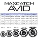 Maxcatch Fly Fishing Reel with CNC-machined Aluminum Body Avid Series Best Value - 1/3, 3/4, 5/6, 7/8, 9/10 Weights(Black, Green, Blue, Silver, Black&Silver) (Black, 7/8 wt)