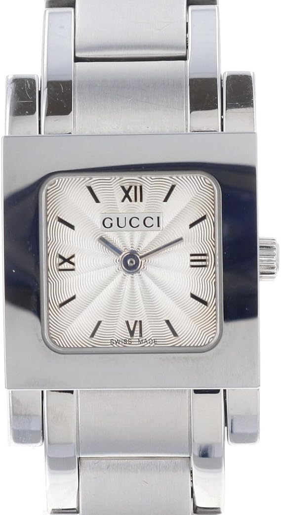 Amazon グッチ 7900p スクエア ギョーシェ シルバー文字盤 クオーツ Ss レディース 時計 Gucci 中古 メンズ レディース 記念日 美品 良品 中古 中古品 銀座パリス レディース腕時計 腕時計 通販
