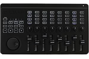 Korg nanoKONTROL Studio Bluetooth/USB MIDI Control Surface with 8 Faders and Backlit Switches