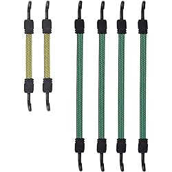 XSTRAP STANDARD 6PCS Flat Bungee Cord Set, Elastic