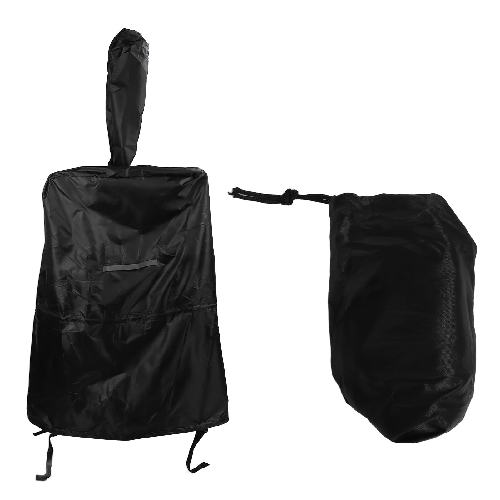 Pizza Oven Cover, Waterproof Outdoor Pizza Oven Cover, Simple Black Design, Large Size, Versatile for Camping