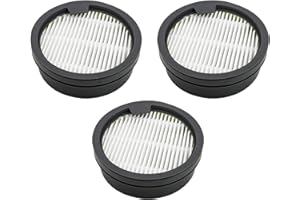 Pack of 3 Vacuum Filter Replacement Part Round Vacuums Cleaner Accessories Replacement for Vacuums Cleaner Vacuums Cleaner