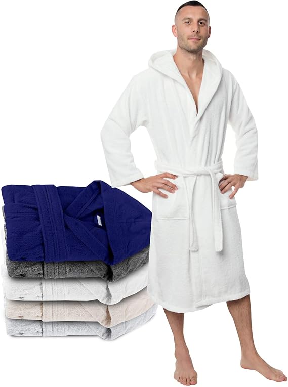 mens luxury robes with hoods