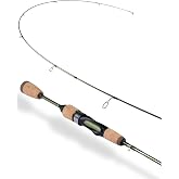 LITTMA Wild Streams Ultralight Spinning&amp;Casting Trout Rod, 2-Piece Fishing Rod for Crappie, Panfish &amp; Micro Fishing, Green Carbon Fiber Blank with Cork Handle, 5&rsquo;6&rdquo;/6&rsquo;/6&rsquo;6&rdquo;/7&rsquo;
