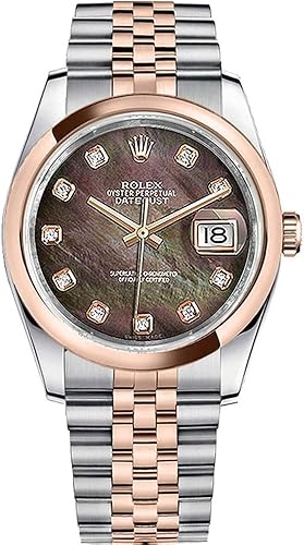 Rolex Datejust 36 Oystersteel and Everose Gold Jubilee Bracelet Watch Ref. 116201