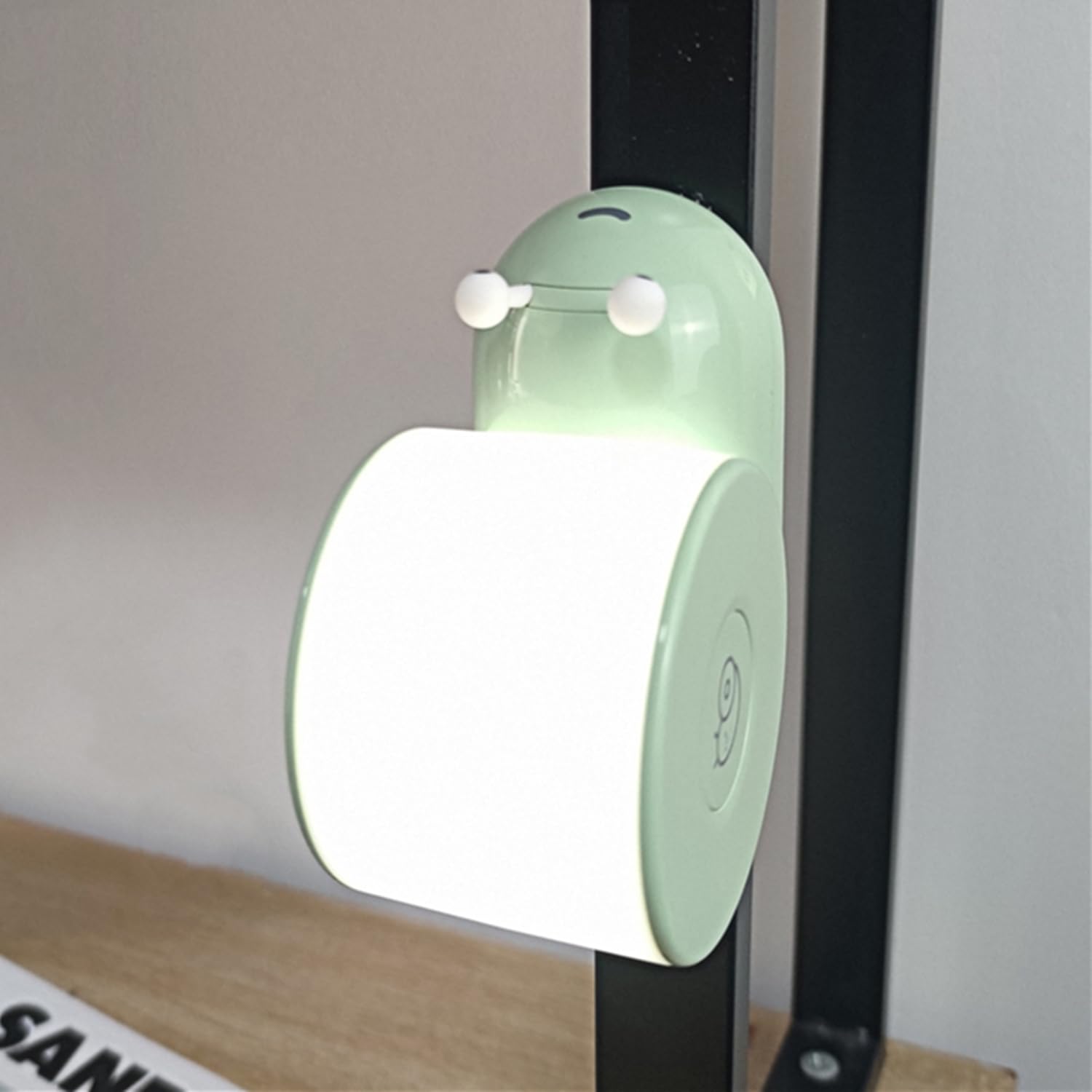 FocRelaxer Snail Night Light with Magnetic Base,Kids Snail Shape Cute Desk Lamp for Bedroom,Soft Baby Night Light for Breastfeeding,Bedside Lamp for Baby Kids Teens Teenage Girl Boy Nursery Room,Green
