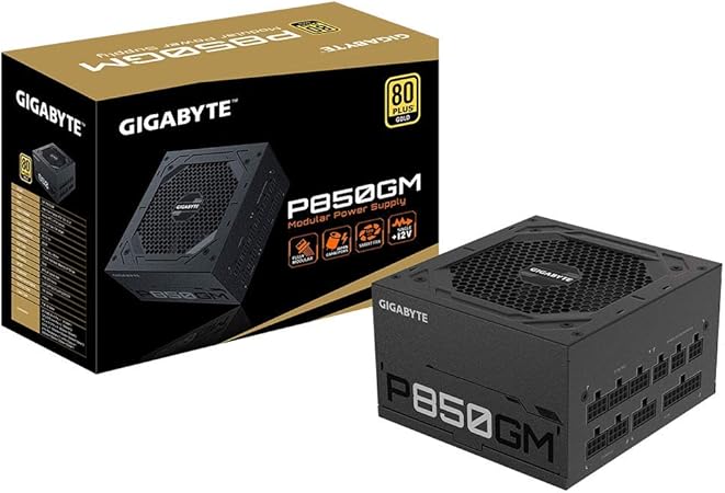 Amazon Com Gigabyte Gp P850gm 80 Plus Gold 850w Modular Smart Fan Smart Power Protection Power Supply Computers Accessories