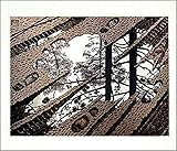 M.C. Escher Puddle Art Print Poster 25.5x21.5