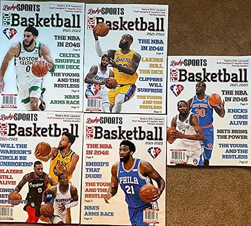 Lindy's Sports Pro Basketball Magazine 2021-2022 ( COVERS VARY ) WE WILL SEND MOST POPULAR ONE.